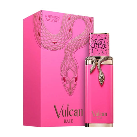 Aladin Fragrances French Avenue Vulcan Baie Parfüm Spray 100 ml, elegante Flasche mit Duftnote, sichtbarer Produktbehälter